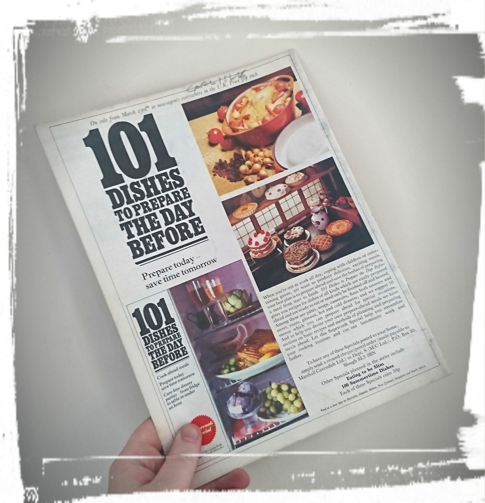 VOLUME 2 Vintage Cooking Magazine Supercook 1970's Retro Etsy