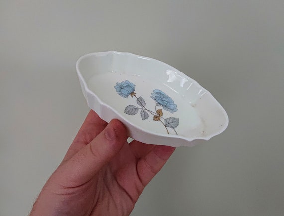 Wedgwood 'Ice Rose' Trinket Dish Pin Dish Porcela… - image 5