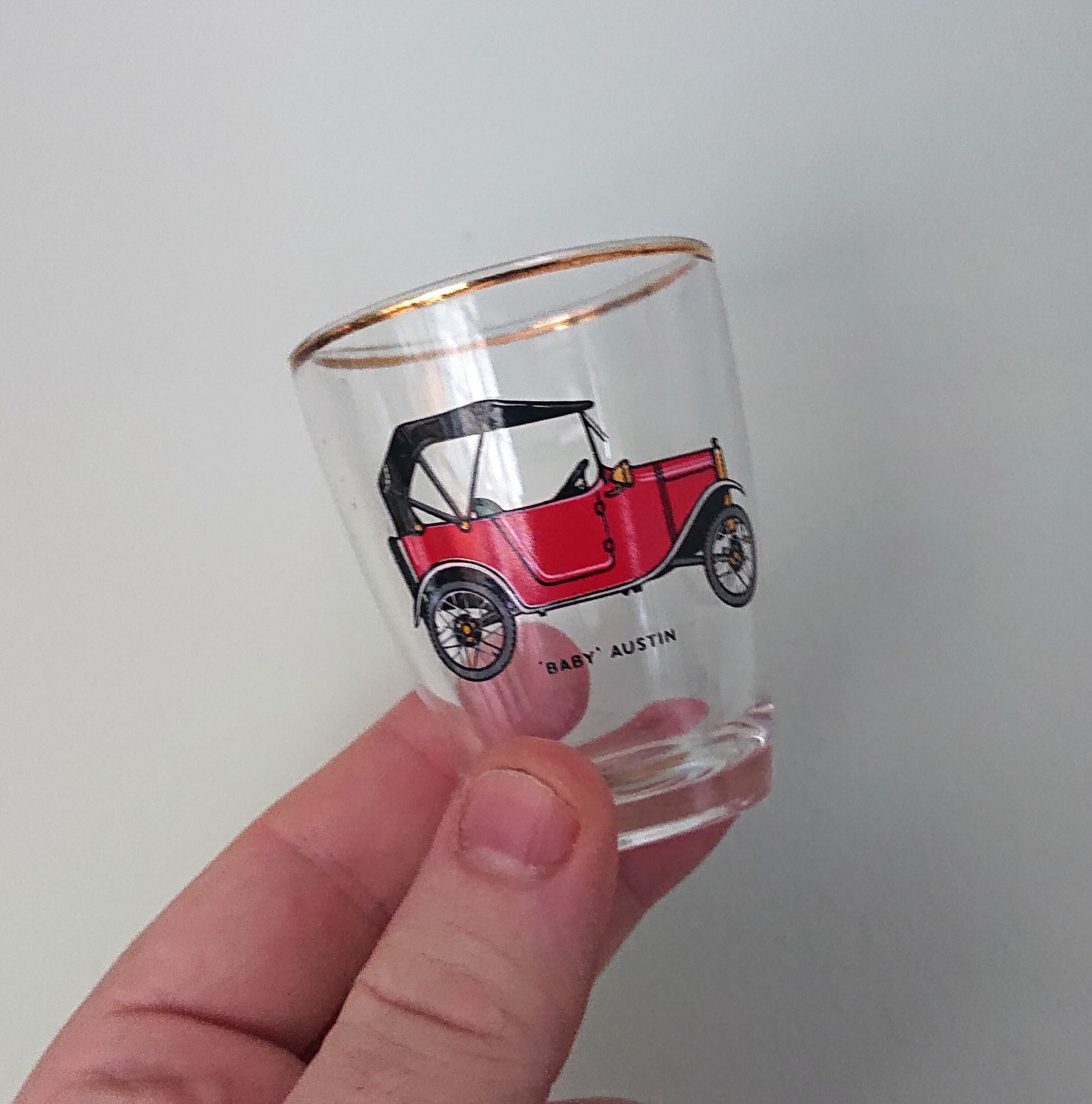 Vintage Shot Glasses Car Liqueur Glasses Barware Classic Car Etsy UK