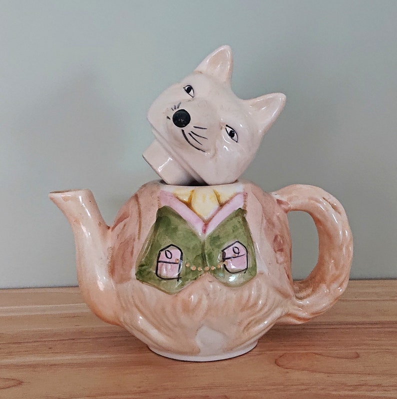 Teapot Vintage Novelty Fox Teapot Ornamental Decorative Fox Etsy