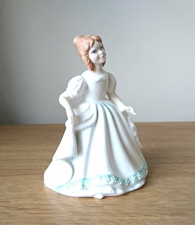 Vintage Royal Doulton Lady Figurine Amanda Pretty Lady Vanity Etsy