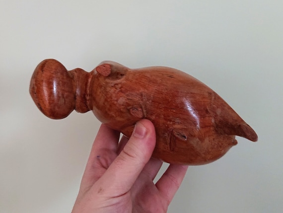 彫刻されたヴィンテージカバ彫刻アフリカ木木製アフリカカバ手彫り動物