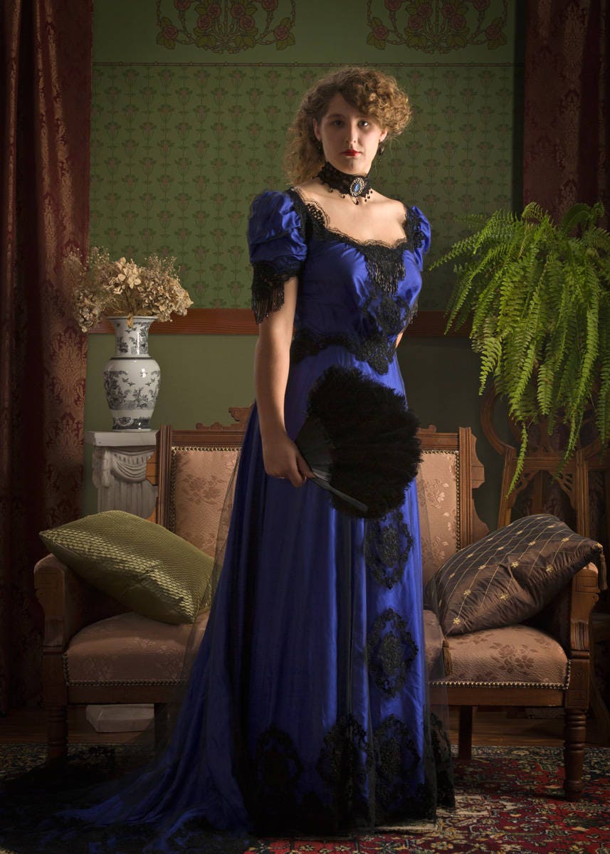 edwardian evening gown