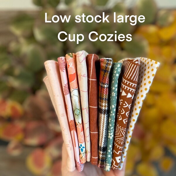 Cup cozy coffee cozy cup sleeve iced coffee sleeve coffee sleeve iced coffee cozy reusable coffee sleeve drink sleeve stocking stuffer