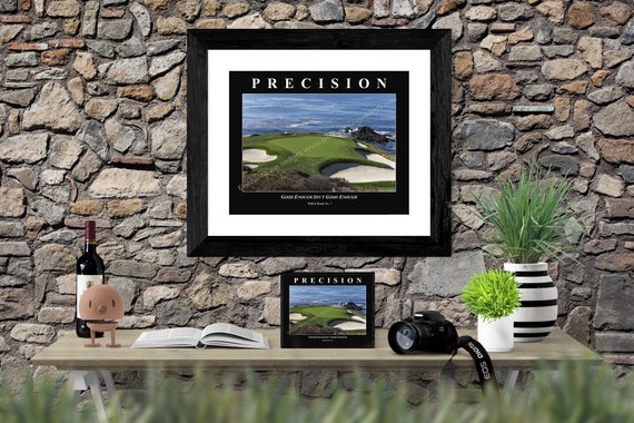 Printsmotivational Postergolfpebble Beachgolf Etsy