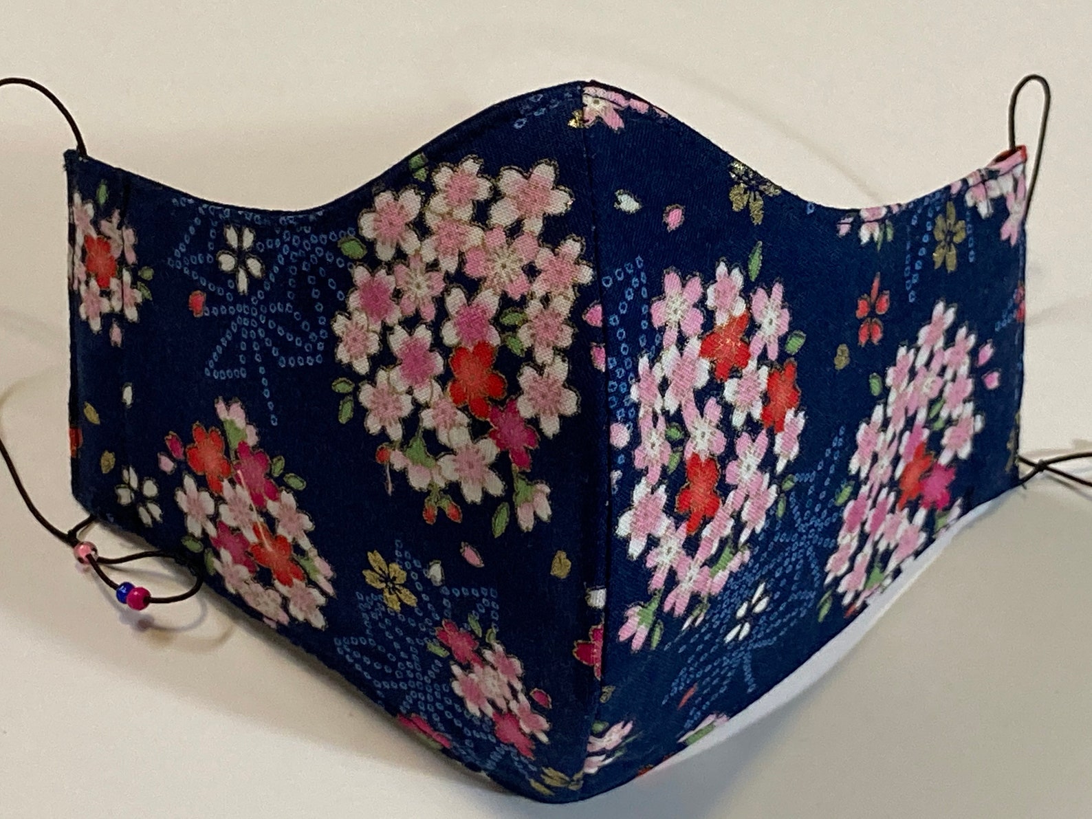 Triple Layered Japanese Face Mask for Women Cotton Maiko Etsy