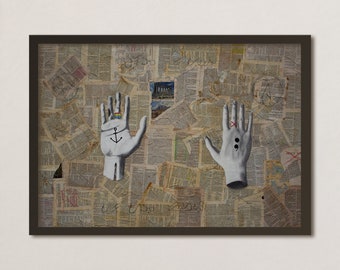 Hands (Pages) - Artwork Print by JC Jacobs