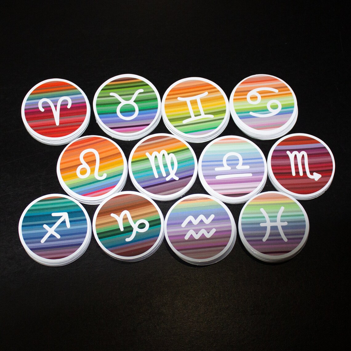 Zodiac Sign Stickers Etsy