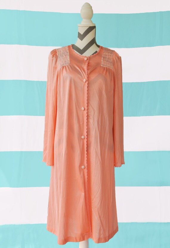 button up night gown