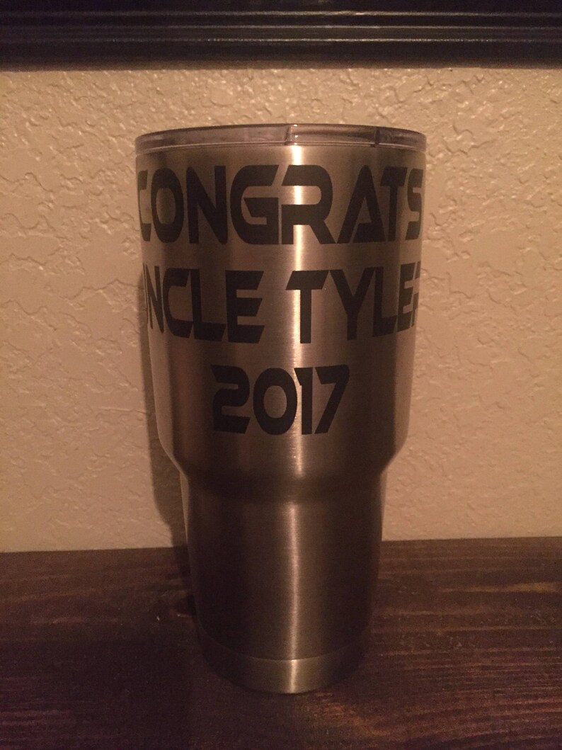 Custom engraved yeti tumblers 30oz Etsy