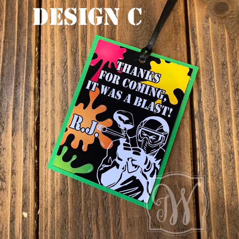 Paintball Treat Bags Paintball Party Boys Party Etsy