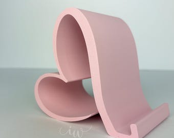 Heart Smartphone Stand | 3D Printed Smartphone Holder | Desk Phone Holder | Valentine Gift | iPhone & Android Stand