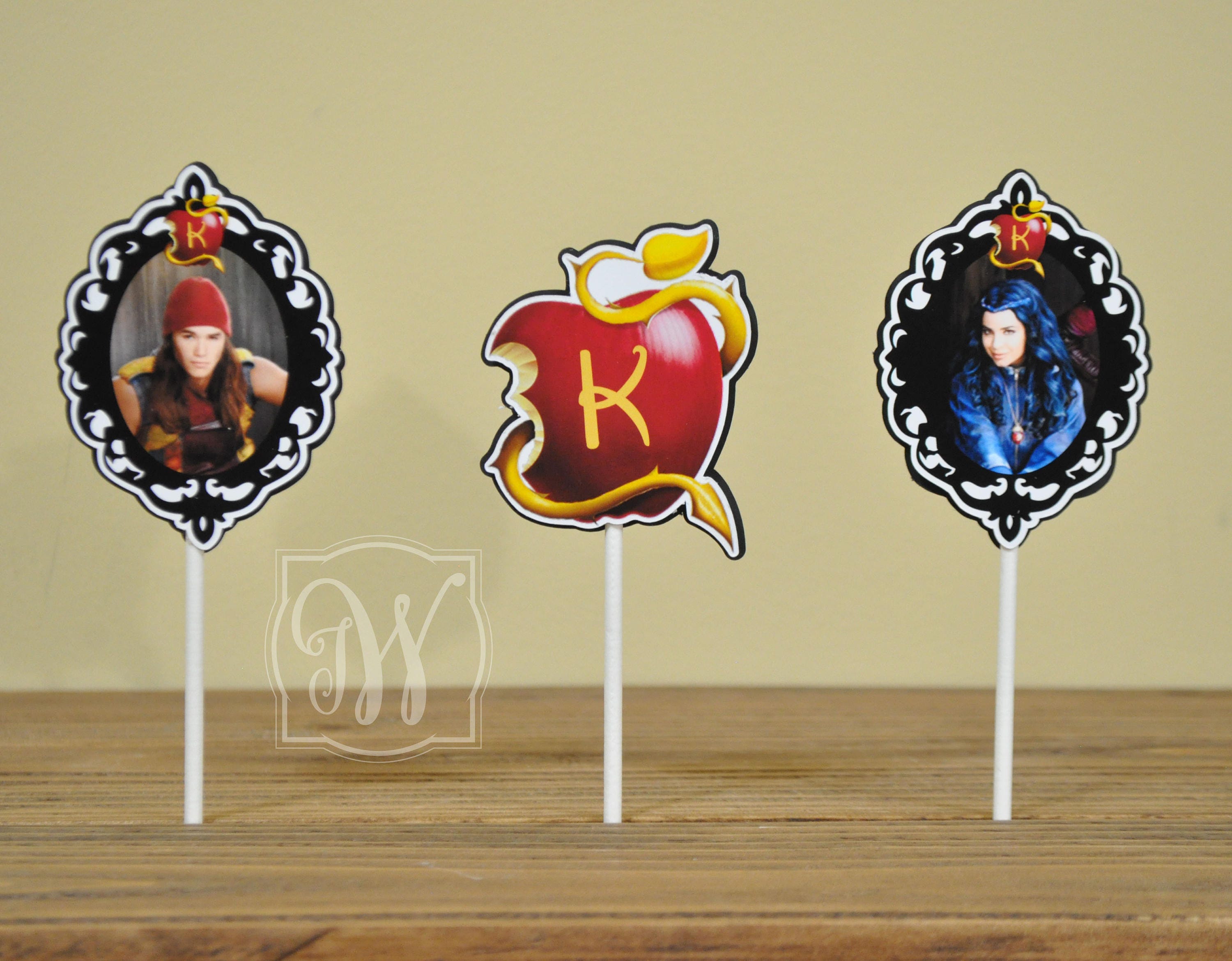 Descendants Inspire Cupcake Toppers Descendants Birthday Etsy descendants-inspire-cupcake-toppers-descendants-birthday-etsy