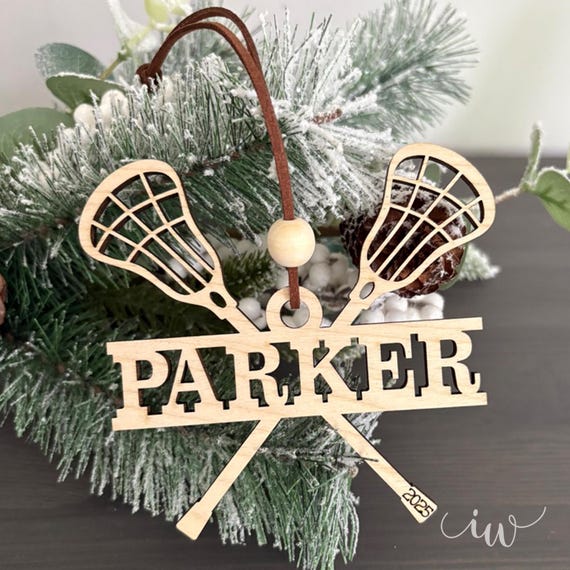 Personalized Lacrosse Ornament | Lacrosse Ornament | Lacrosse Christmas Ornament