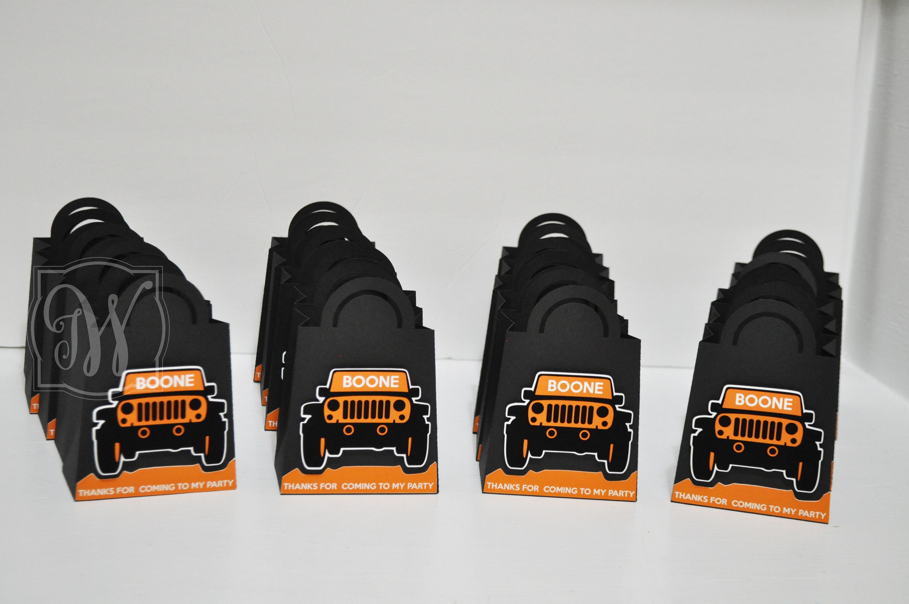 Jeep favor bags Jeep favor box Jeep party Set of 6 Etsy