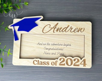 Graduation Money Holder Personalized | Graduation Gift | Class of 2024 | High School Graduation | Gift for Graduates | High School Senior