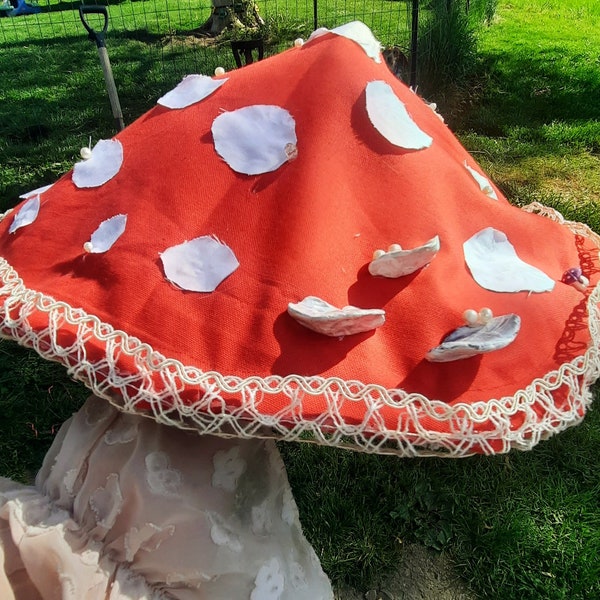 Red and white mushroom Hat, small