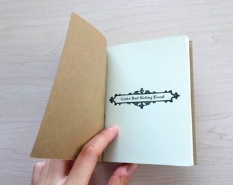 Pocket-sized Handmade Artist Book -- ''?'": Revisiting Famous Tales by Hans Andersen