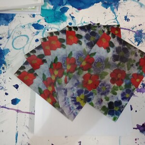 Set of 10 Pansy Postcards with envelopes