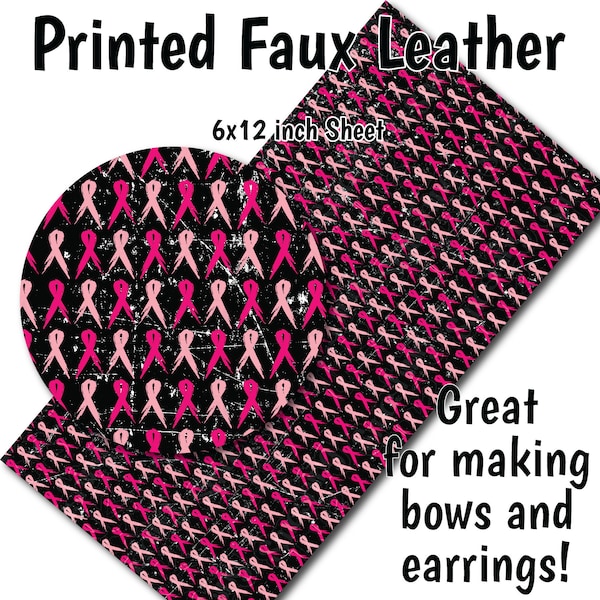 Cancer Faux Leather Etsy