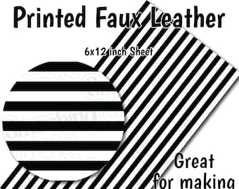 Black White Lace Pattern Faux Leather SheetPrinted Faux Leather for EarringsLeather Fabric for BowsLeatherette SheetsSynthetic Leather