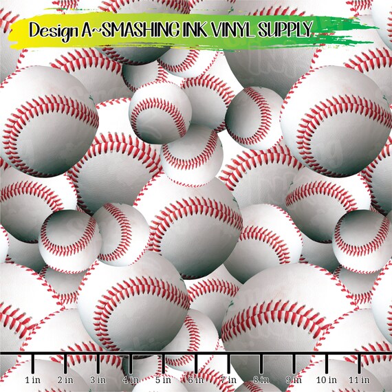 baseball print heat transfer vinyl