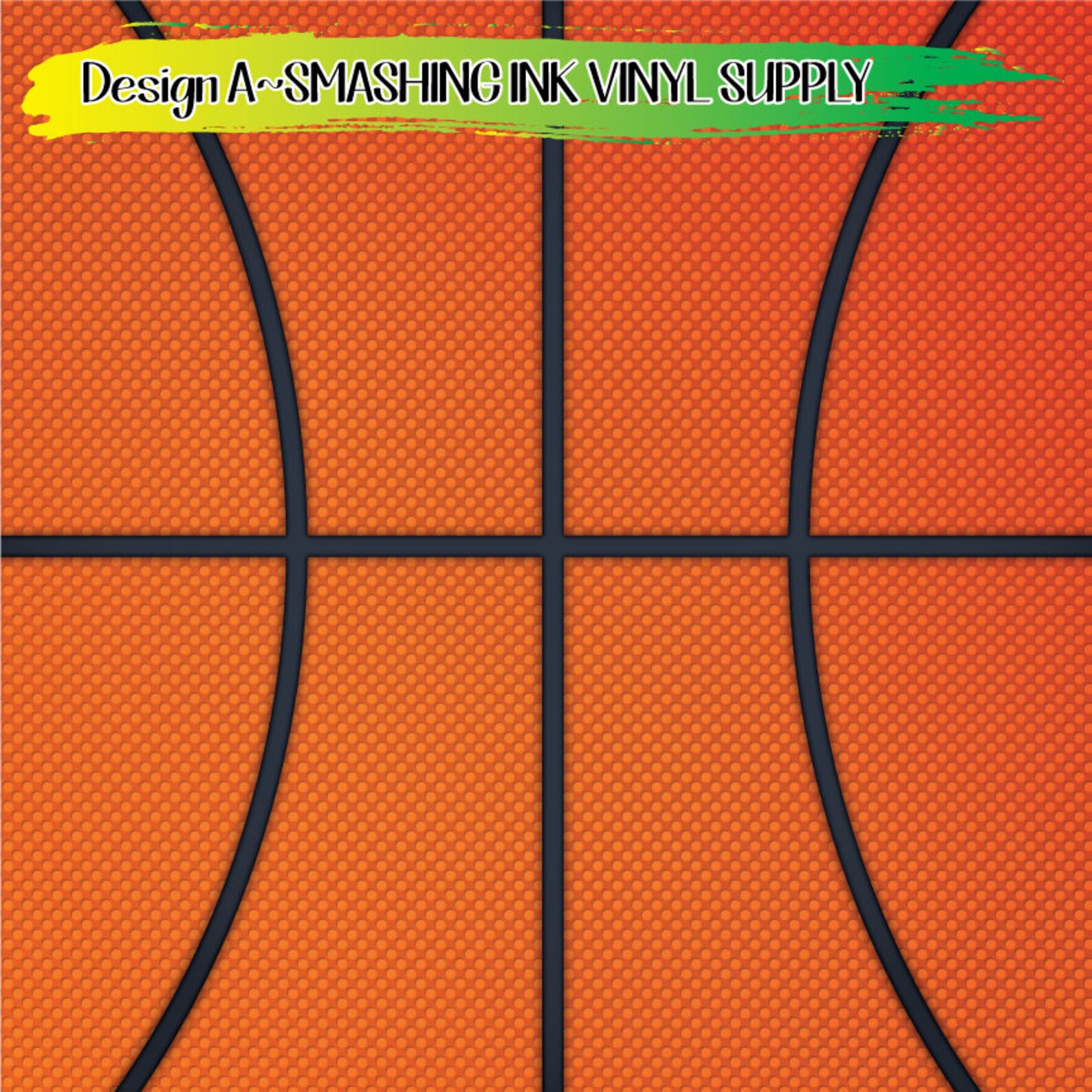 Basketball Vinyl/printed Heat Transfer Vinyl/patterned Etsy