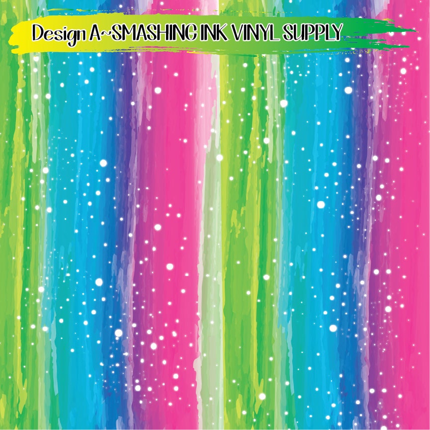 Watercolor Stripes Vinyl/printed Heat Transfer Vinyl/patterned - Etsy