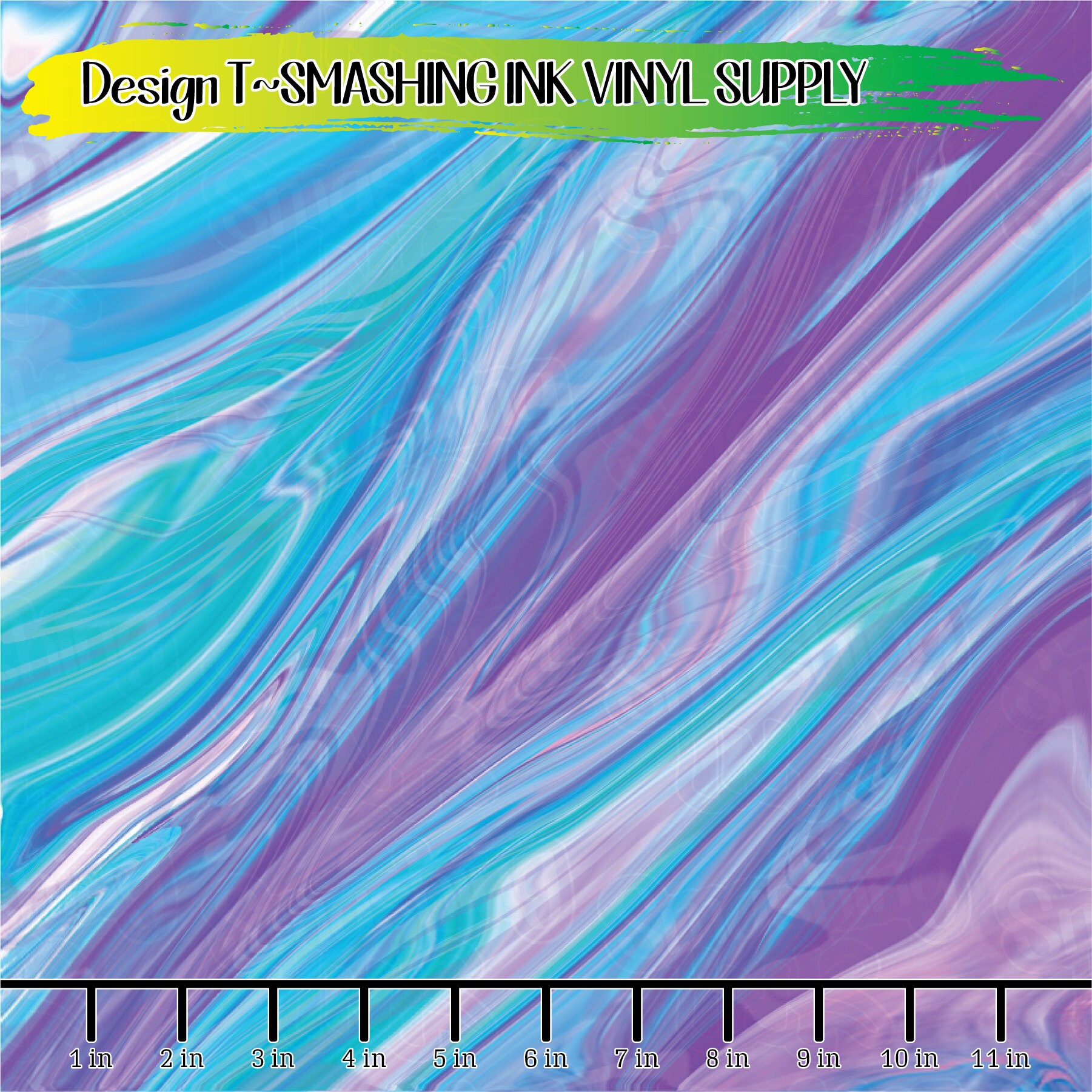 Blue & Purple Swirl/printed Heat Transfer Vinyl/patterned | Etsy