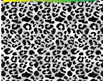 Cheetah Adhesive Vinyl | Heat Transfer | Faux Leather | Laser Safe Materials