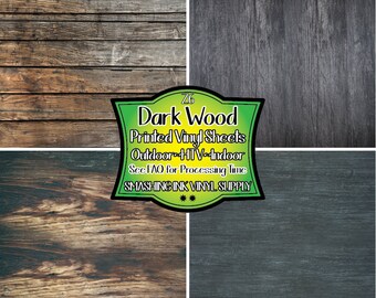 Dark Brown Wood Vinyl/Printed Heat Transfer Vinyl/Patterned Vinyl/Printed 651 Vinyl/Printed 631 Vinyl/Printed Outdoor Vinyl/Printed HTV