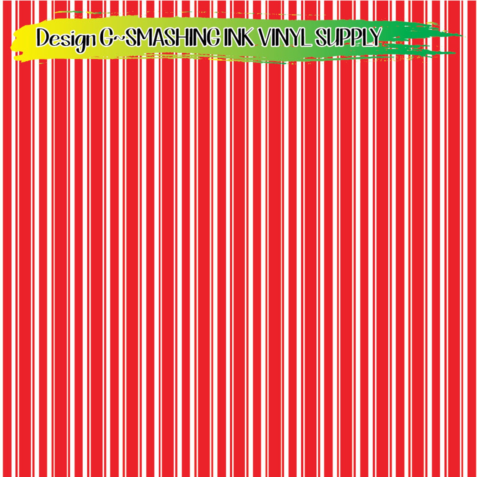 Red White Striped Vinyl/printed Heat Transfer Vinyl/patterned Etsy