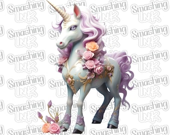 Magical Unicorn 1 ~ Apparel Transfer | DTF | Iron On | Sublimation | HTV