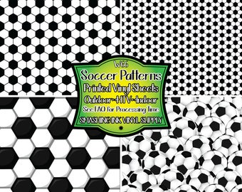 Soccer Vinyl Print/Printed Heat Transfer Vinyl/Football Pattern Vinyl/Printed 651 Vinyl/Printed 631 Vinyl/Printed Outdoor Vinyl/Printed HTV