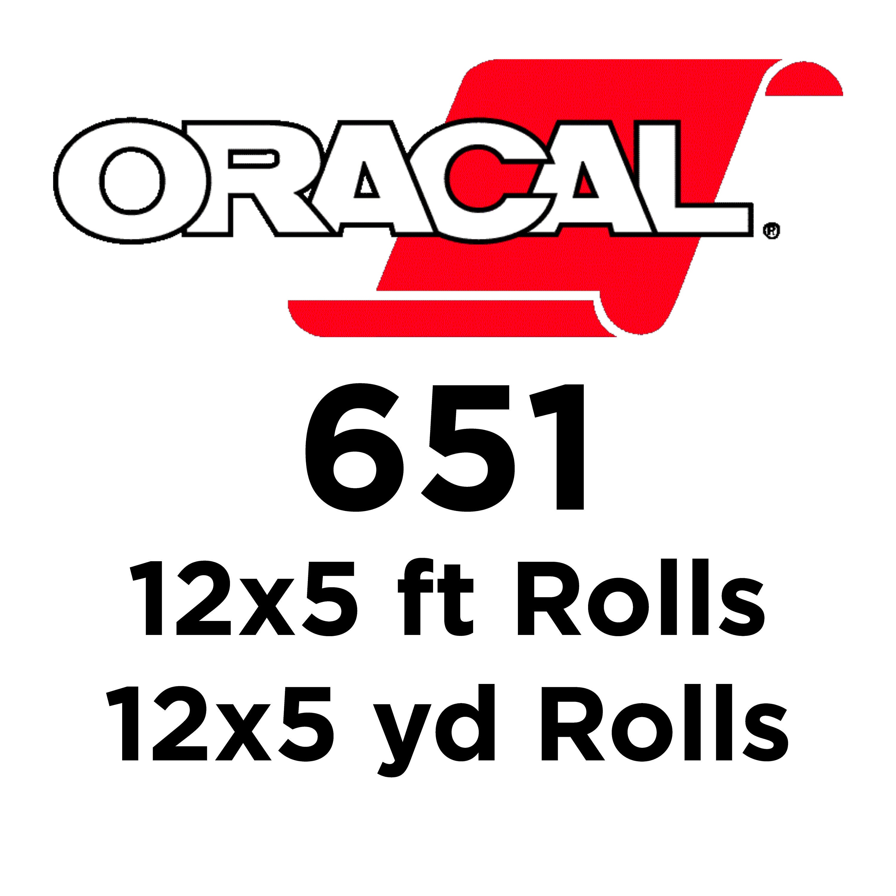 Oracal 651 12x5yd. Roll