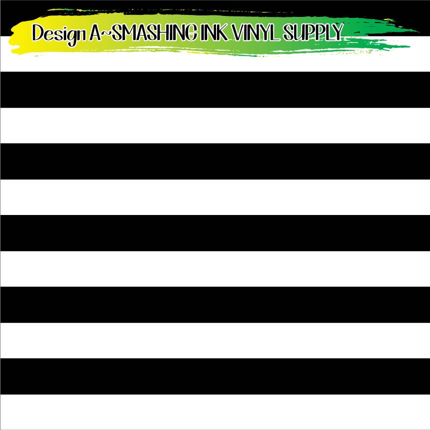 Black White Striped Vinyl/printed Heat Transfer Etsy