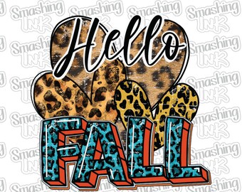 Hello Fall 2 ~ Apparel Transfer | DTF | Iron On | Sublimation | HTV