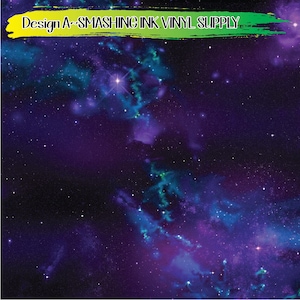 Purple Galaxy Space Vinyl/Printed Heat Transfer Vinyl/Patterned Vinyl/Printed 651 Vinyl/Printed 631 Vinyl/Printed Outdoor Vinyl/Printed HTV