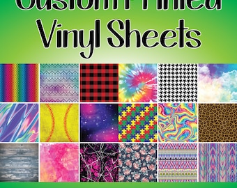 Custom Printed Vinyl/Printed Heat Transfer Vinyl/Patterned Vinyl/Printed 651 Vinyl/Printed 631 Vinyl/Printed Outdoor Vinyl/Printed HTV