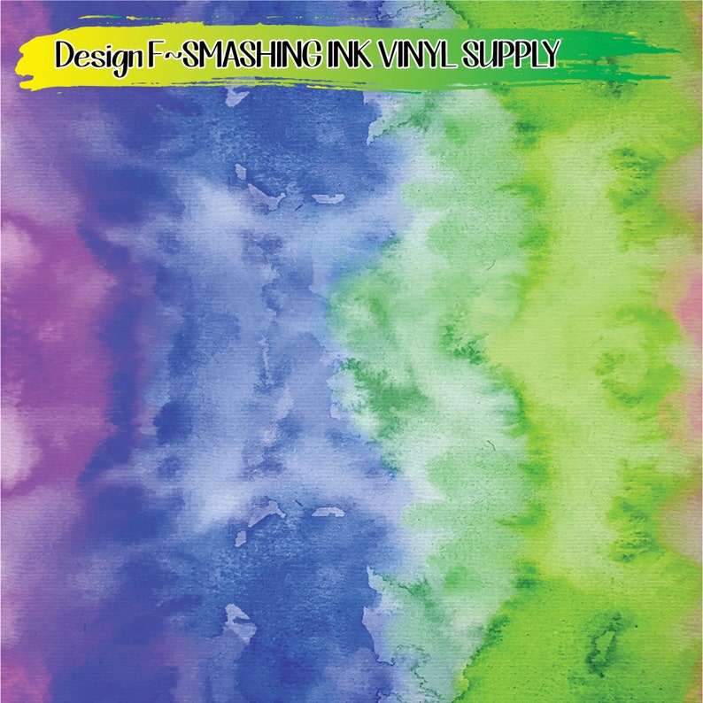 rainbow watercolor vinylprinted heat transfer vinylpatterned etsy