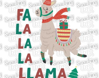 Fa La Llama ~ Transferencia de ropa / DTF / Hierro encendido / Sublimación / HTV