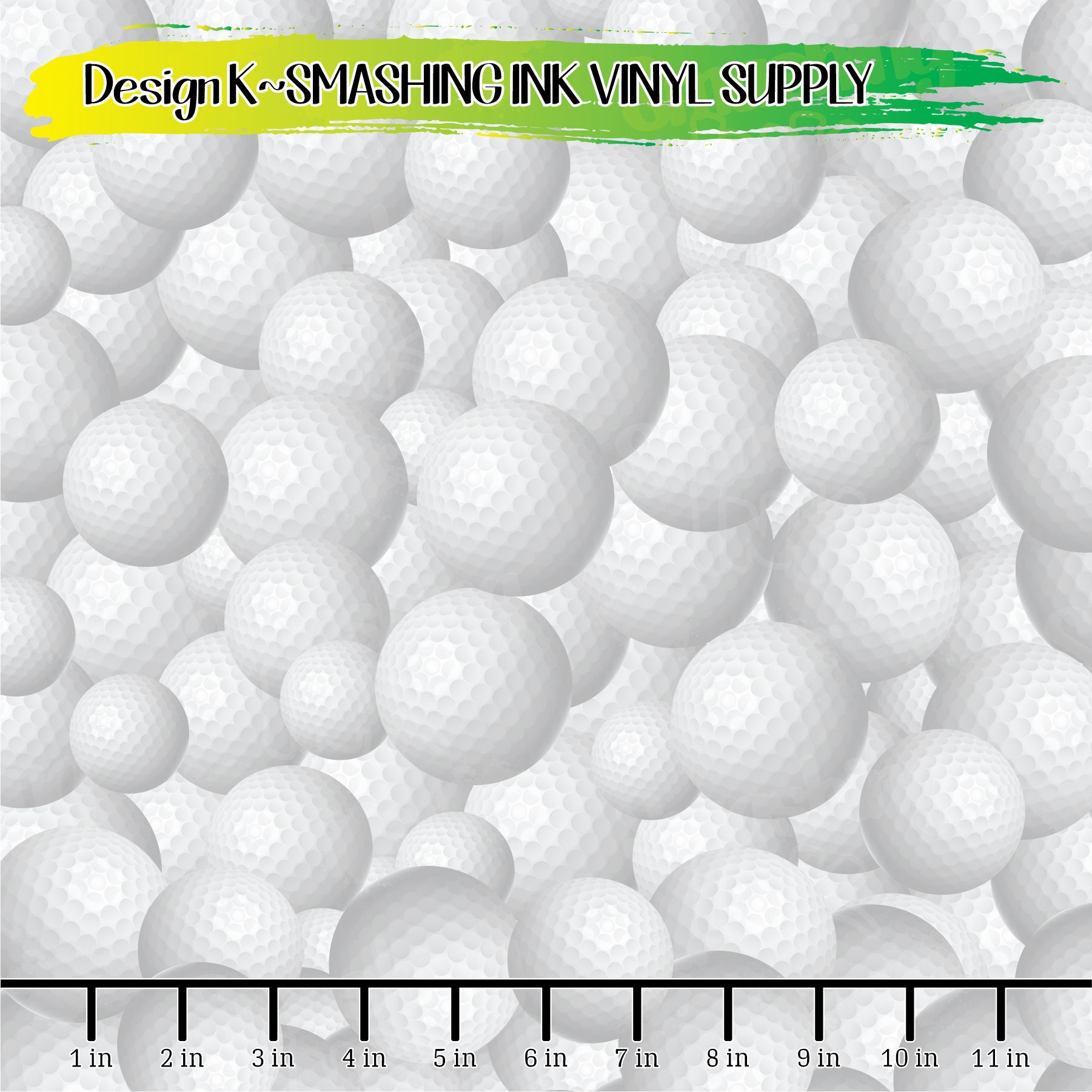 Golf Ball Green - HTV Pattern