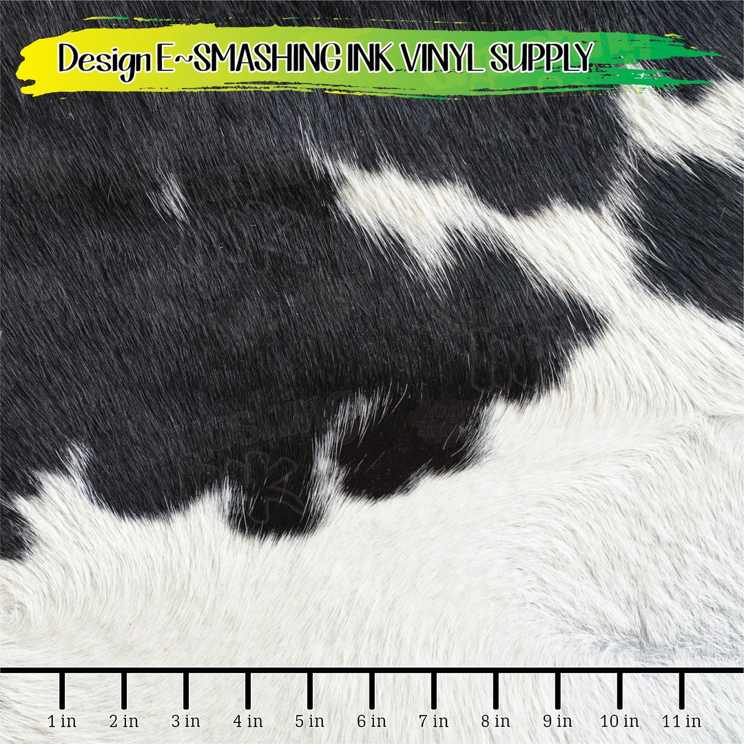 Cowhide Sticker Cow Hide Texture Adhesive Vinyl | Heat Transfer | Faux Leather | Laser ...