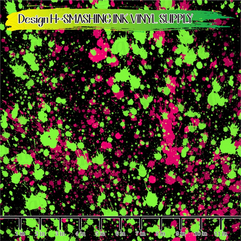 Paint Splatter Print Vinyl/printed Heat Transfer Etsy