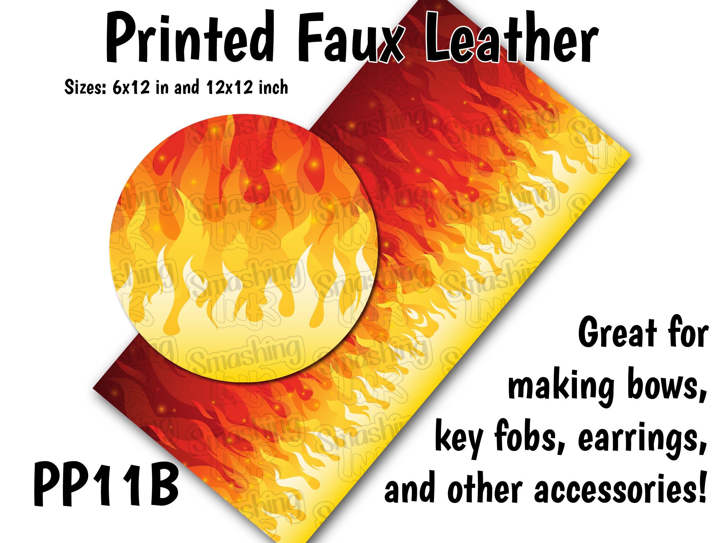 Blue Fire Flame Printed HTV, Pattern Vinyl, Iron on Vinyl, Glitter Faux  Leather, Puff Heat Transfer Vinyl, Adhesive Craft Vinyl 790 