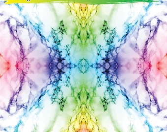 Rainbow Marble Vinyl Tiled Adhesive Vinyl | Heat Transfer | Faux Leather | Laser Safe Materials