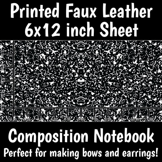 Faux best sale leather composition
