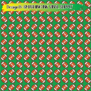 Football Patterned Vinyl/printed Heat Transfer Vinyl/patterned Vinyl ...