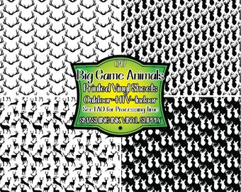 Big Game Animal Vinyl/Printed Heat Transfer Vinyl/Patterned Vinyl/Printed 651 Vinyl/Printed 631 Vinyl/Printed Outdoor Vinyl/Printed HTV