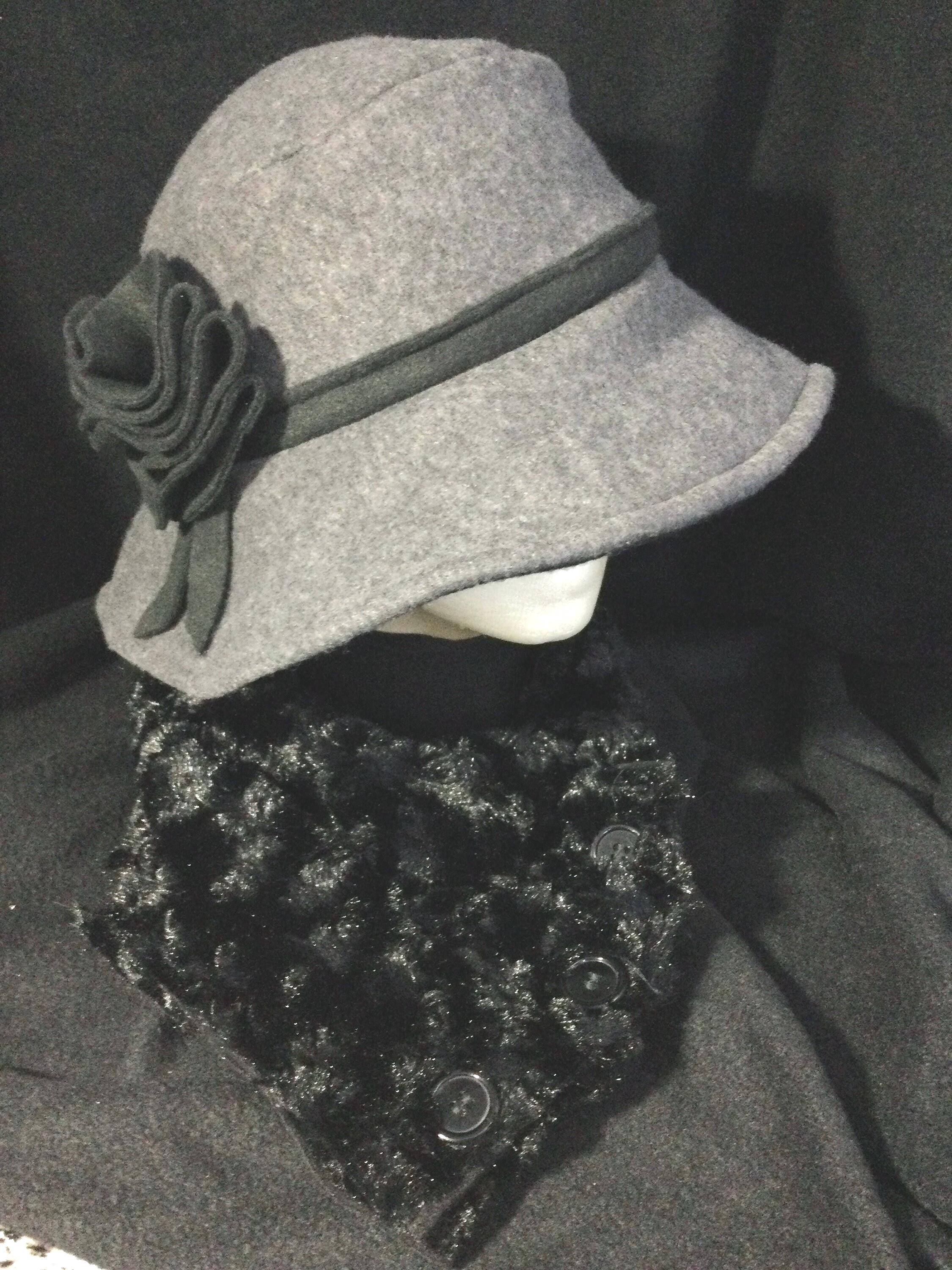 Ladies, Gray Retro Hat, - Etsy
